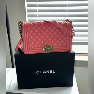 Change boy bag pink size medium